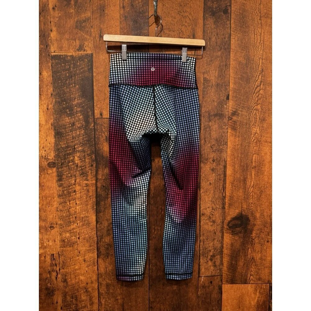 Lululemon Wunder Under Pant III *Full-On Luon Cosmic Dot Sz 6 EUC - Picture 3 of 7